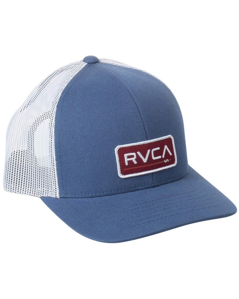 RVCA Men's Curved Brim Trucker Hat, Structured Hat with Curved Bill, Adjustable Snapback Closure - Image 4