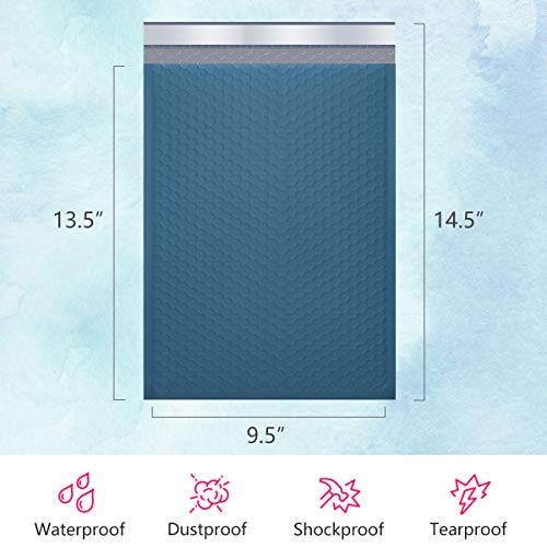 UCGOU Bubble Mailers 9.5x14.5 Inch Navy Blue 25 Pack Poly Padded Envelopes Large #4 Mailing Packages Opaque Packaging Postal Self Seal Adhesive Waterproof Boutique Shipping Bags for Clothes - Image 2