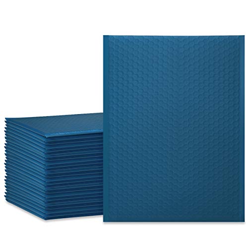 UCGOU Bubble Mailers 9.5x14.5 Inch Navy Blue 25 Pack Poly Padded Envelopes Large #4 Mailing Packages Opaque Packaging Postal Self Seal Adhesive Waterproof Boutique Shipping Bags for Clothes - Image 1
