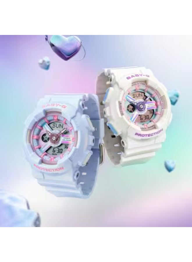 CASIO Baby_G Resin Analog+Digital Wrist Watch BA-110FH-2ADR - Image 3