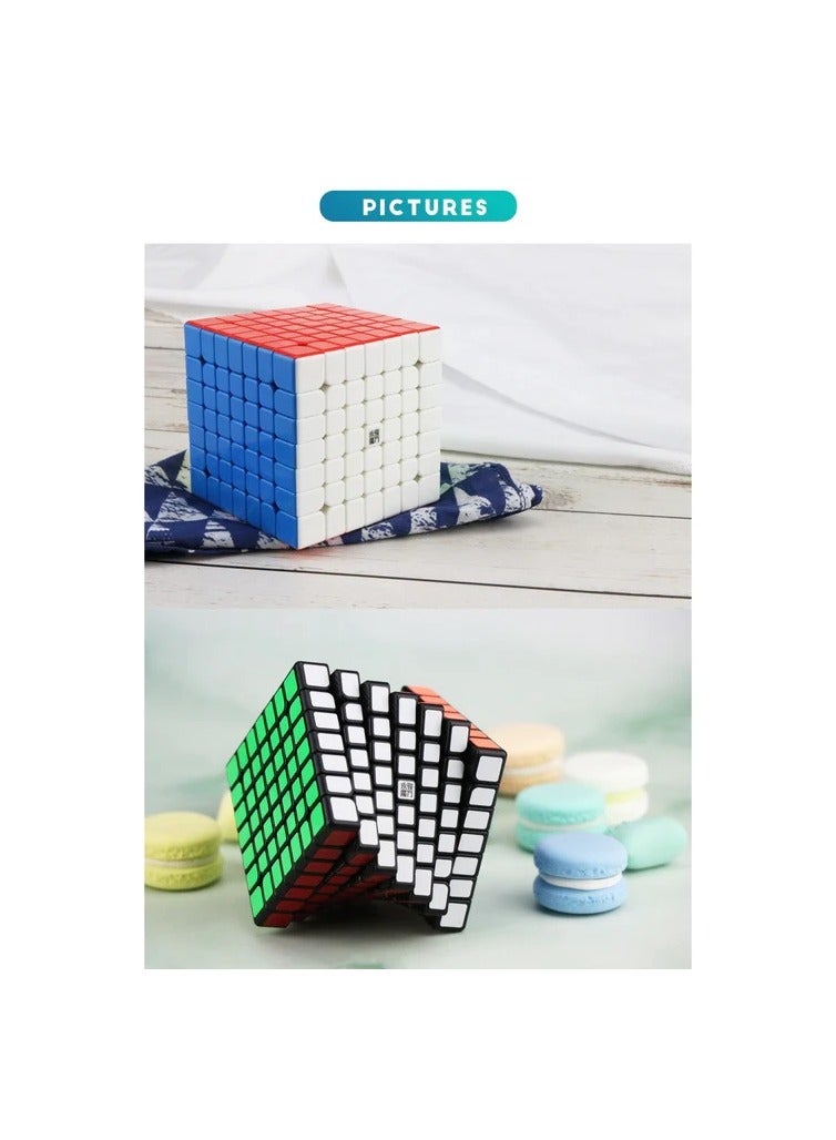 واي جيه YJ YU 7x7 مكعب السرعة المغناطيسي بدون ملصقات - Image 5
