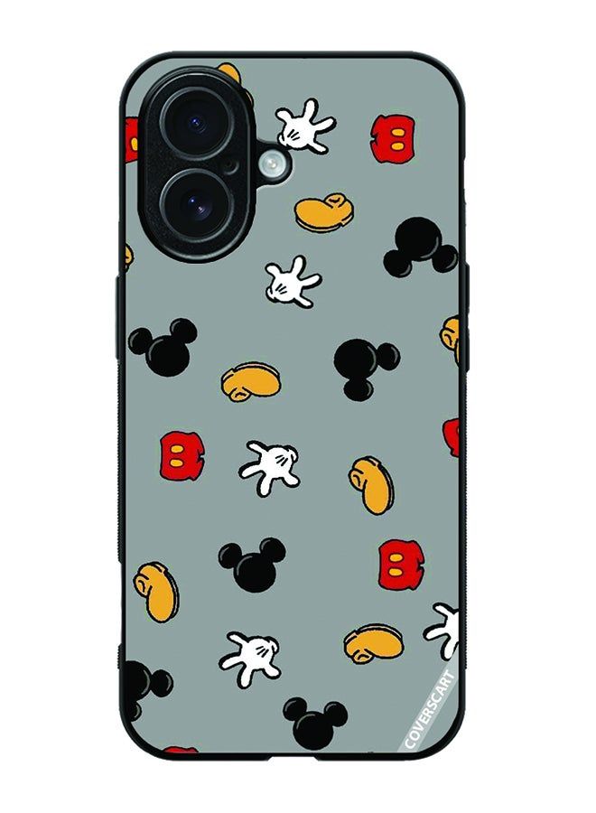 Protective Case Cover For Apple iPhone 17 Mickey Design Multicolour