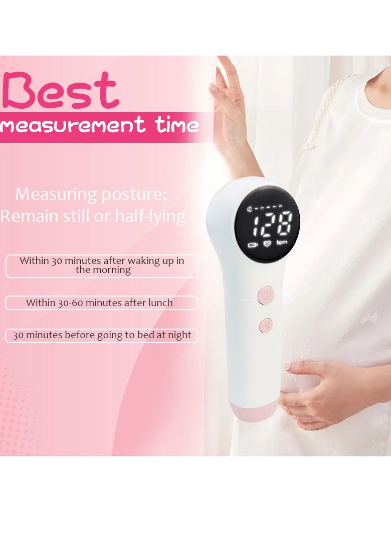 بريتزغو جهاز قياس معدل ضربات قلب الجنين من بريتزجو، جهاز مراقبة معدل ضربات القلب للأطفال، جهاز مراقبة LED U6-25 - Image 5