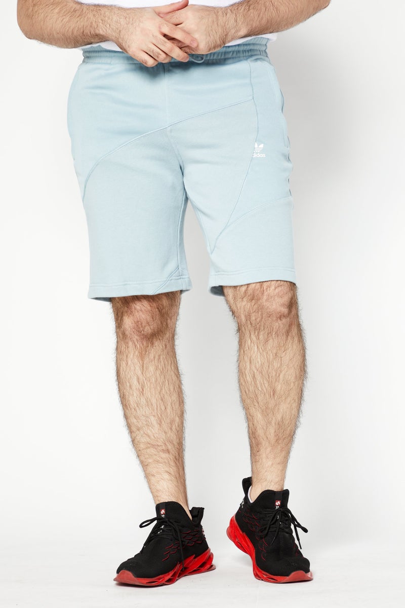 adidas Originals Men Sportswear Fit Brand Logo Training Shorts, Light Blue  - Image 1