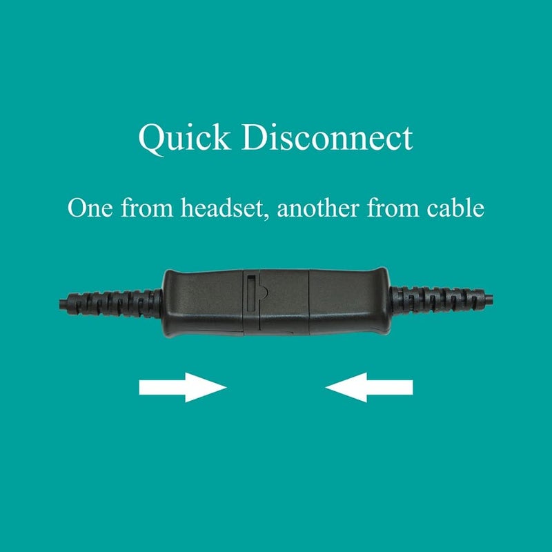 daily headset U10 Headset Adapter Cable Compatible Plantronics QD Quick Disconnect Headsets for Cisco Phone 68xx 78xx 88xx 89xx 99xx Series & Models 7960 7961 7962 7965 7970 7975 - Image 3