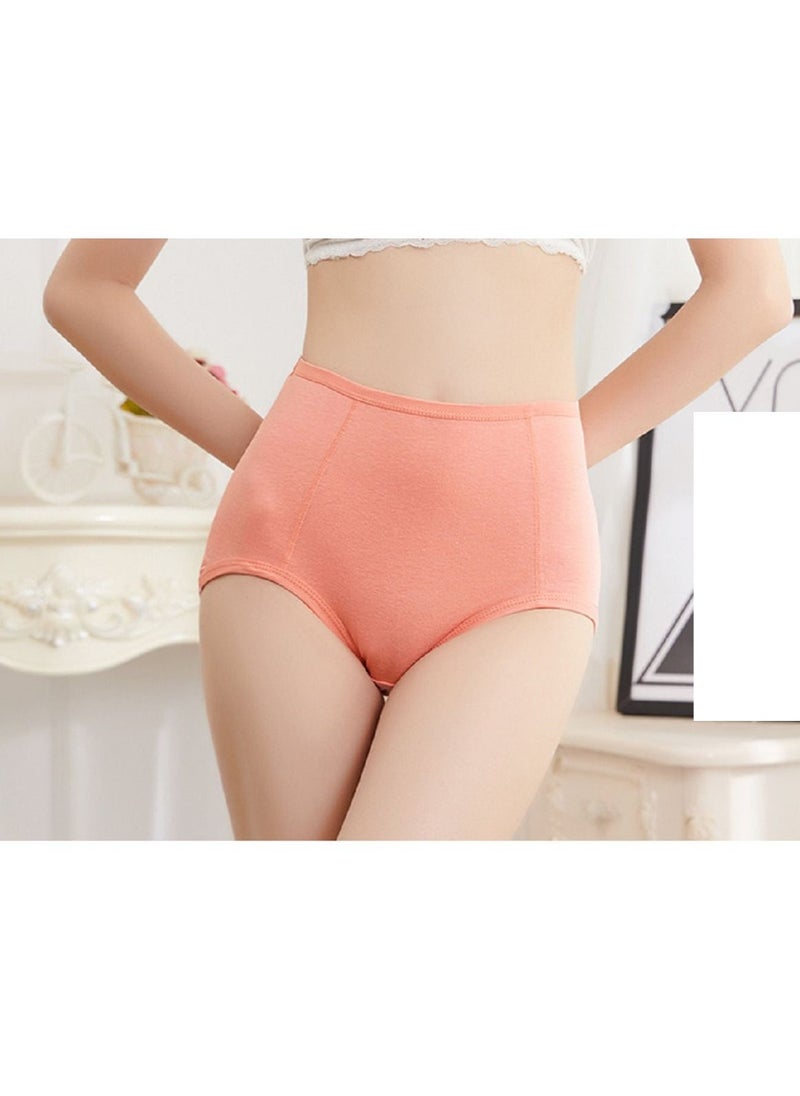 Loquat Women's Breathable Oversize High Waist Solid Color Briefs  - Image 2