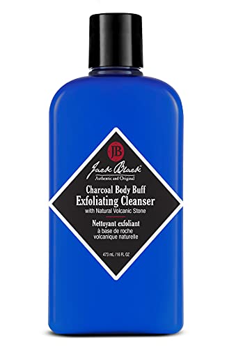 Jack Black Charcoal Body Buff Exfoliating Cleanser 16 oz