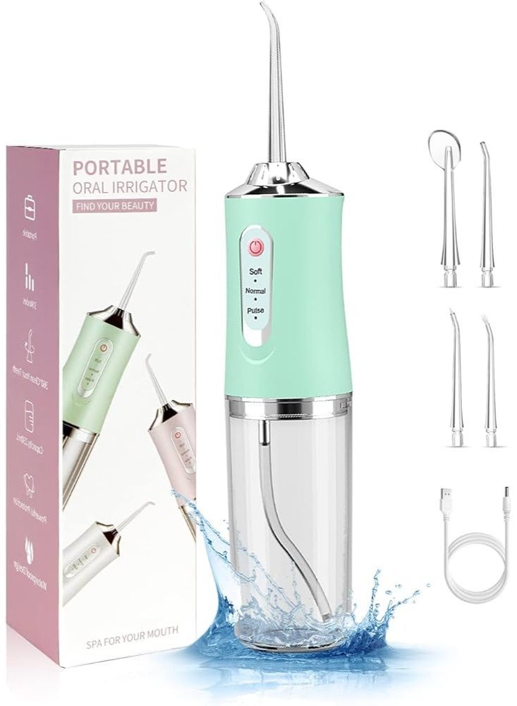 Portable Oral Irrigator Water Flosser, 230ml, 3 Modes - Image 1