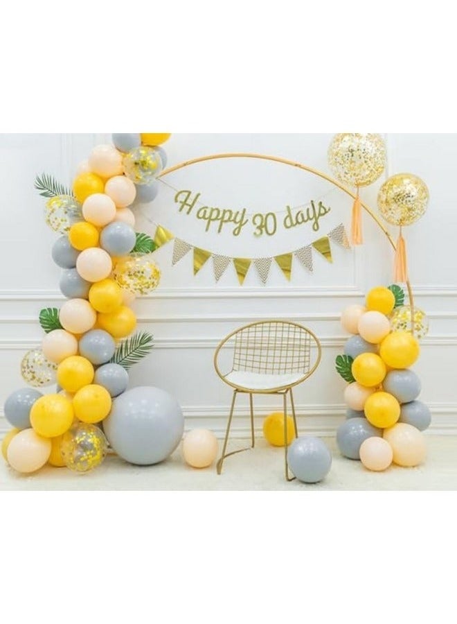 Generic 9.5ft Balloon Arch Stand,Round Backdrop Stand,Golden Circle Wedding Arch Frame for Wedding,,Birthday,Party,Friends Gathering,Garden Decoration  - Image 4