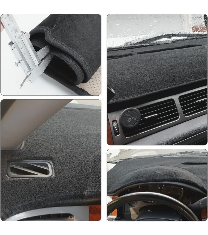 Dash Mat Center Console Cover Protector Sunshield Pad For Chevy Tahoe Avalanche Suburban 2007 2014 GMC Yukon Black - Image 5