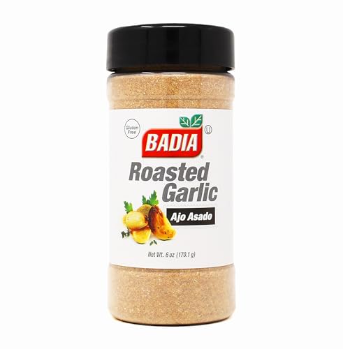 Badia Roasted Garlic Powder Seasoning, 6 oz – Smoky, Roasted Sweet Garlic Flavor - Gluten Free - Image 1