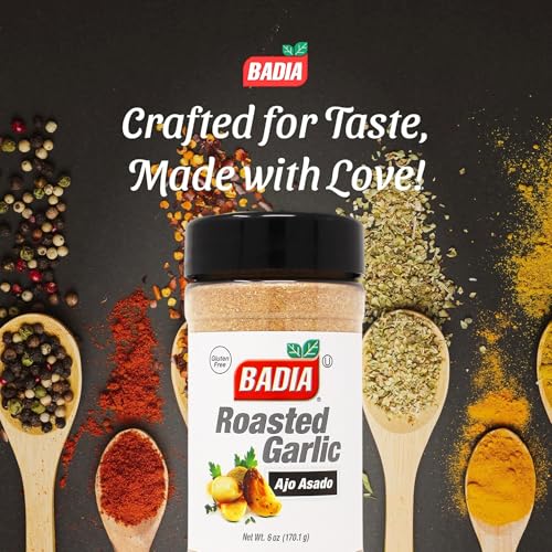 Badia Roasted Garlic Powder Seasoning, 6 oz – Smoky, Roasted Sweet Garlic Flavor - Gluten Free - Image 3