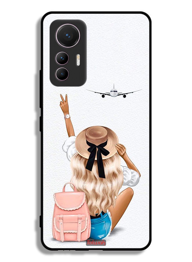Tolwak Xiaomi 12 Lite Protective Case Cover Girl Love Travel - Image 2