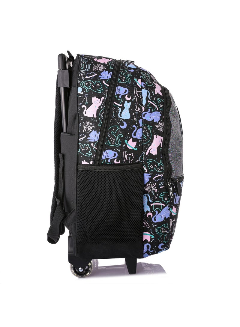 Track School Trolley Bag AS007-18 | 18 Inch Rolling School Backpack | Kids Trolley School Bag - Image 3