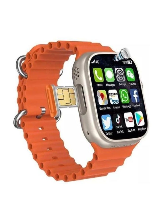 سمارت باري ساعة ذكية SM401 4G - شاشة عالية الدقة كبيرة مقاس 2.2 بوصة، وفتحة بطاقة SIM وكاميرا لجميع الجنسين - Image 1