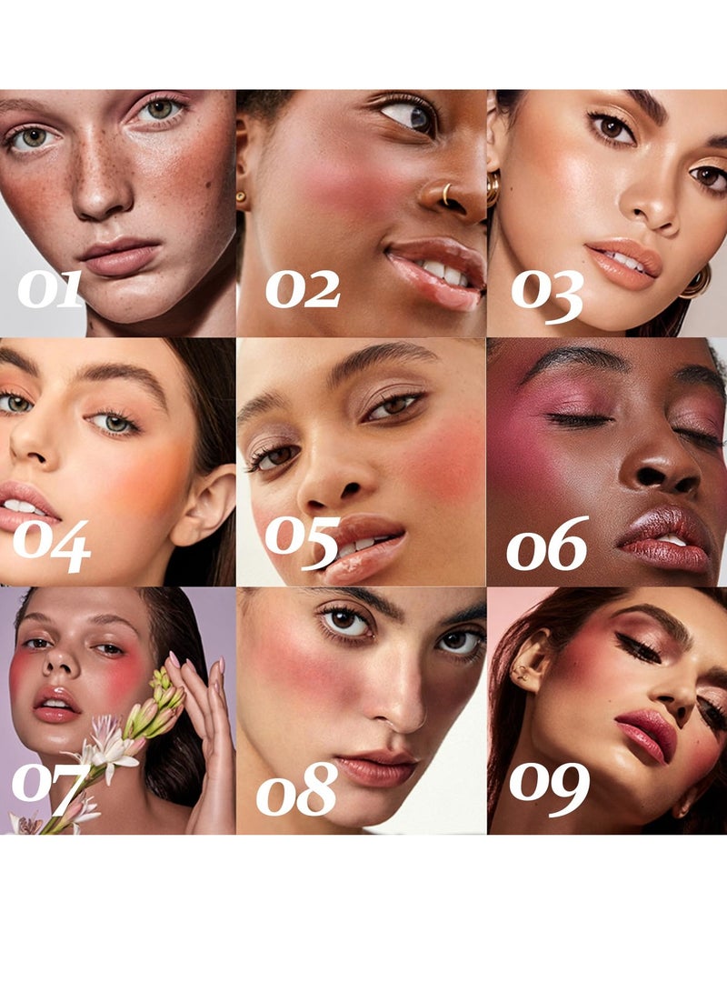 SYOSI Cream Blush, Matte Moisturizing Makeup Effect, Long Lasting, Easy to Apply, Anti smudge, Natural Makeup, Cream Blush Suitable For Women in Various Occasions 03 Candy Pink - Image 2