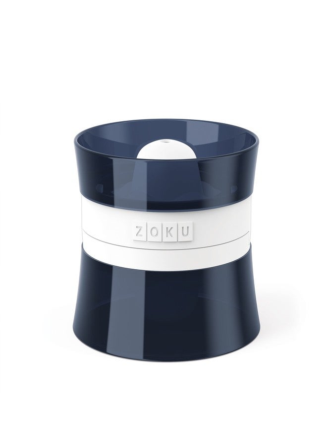 ZOKU Silicone Jack Ice Molds, Set of 2 Stackable Jack-Shaped Ice Molds, Keep Drinks Colder Longer with Less Dilution, Easy-Release, BPA and Phthalate-Free, Slate Blue - Image 4