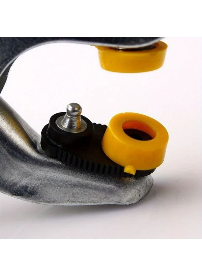 Silvery Heavy Duty Belt Hole Punch Machine Lever Mechanism Stable Base Plate - Image 5