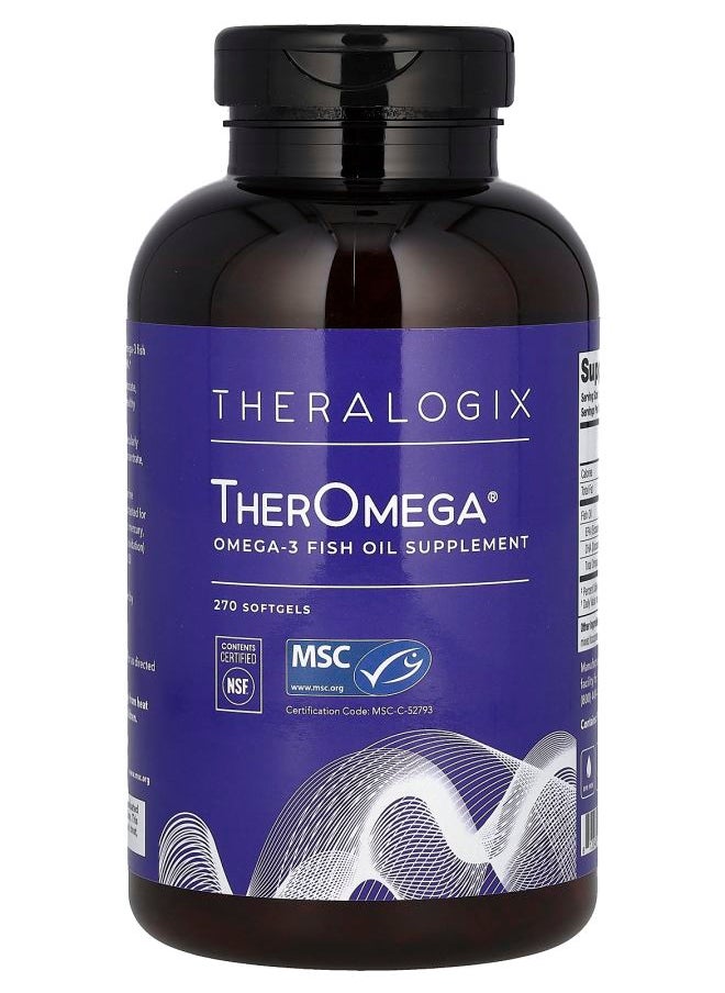 Theralogix TherOmega 270 Softgels 