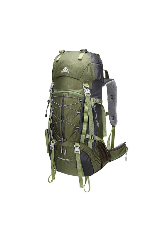 Generic Ai Wang 50L Ultra Light Suspension Outdoor Hiking Mountaineering Bag Leisure Backpack Multifunctional Sports Backpack-Color:Green-Capacity:50L - Image 1