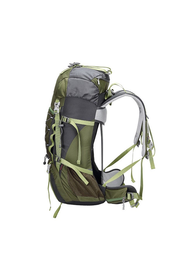 Generic Ai Wang 50L Ultra Light Suspension Outdoor Hiking Mountaineering Bag Leisure Backpack Multifunctional Sports Backpack-Color:Green-Capacity:50L - Image 4