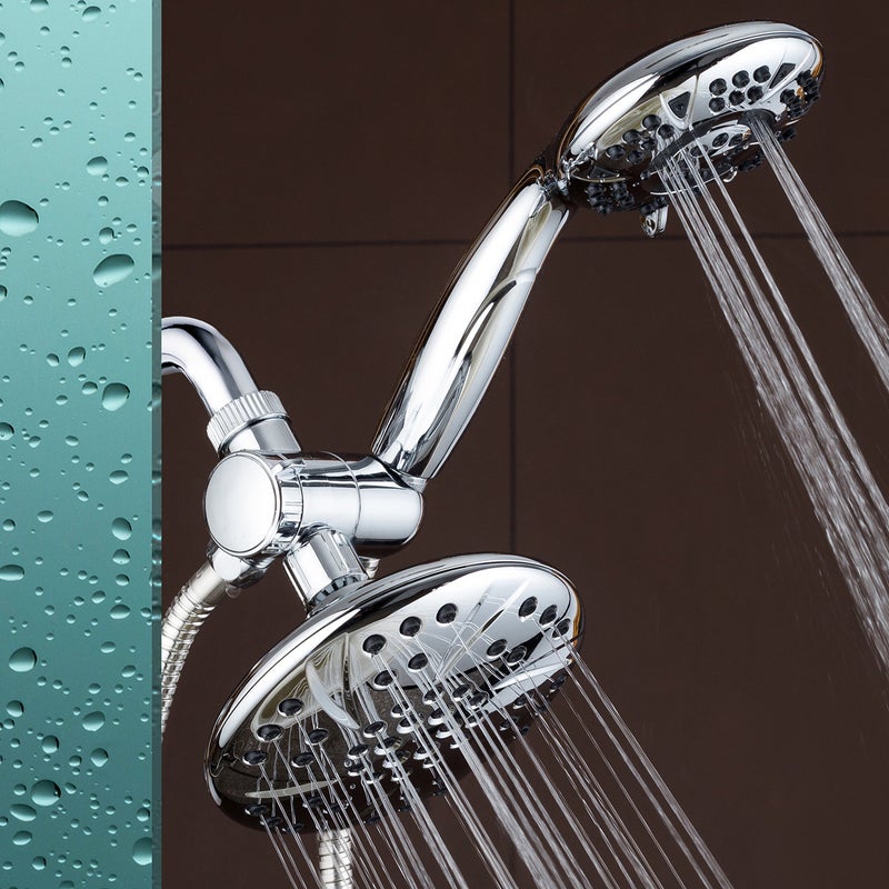AquaDance High Pressure 6-inch / 6-Setting Premium Rain Shower Head by AquaDance for the Ultimate Shower Spa Experience! Officially Independently Tested to Meet Strict US Quality & Performance Standards! - Image 4