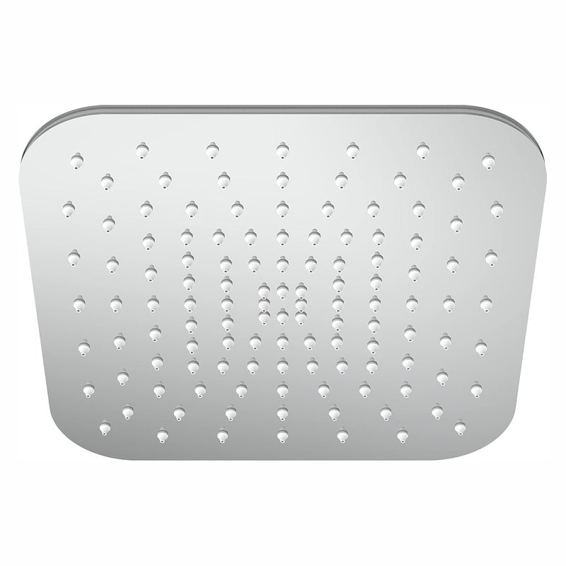 AURIGA Rain Shower | 225mm x 225mm | Square Shape | | Single Flow | Easy Clean Silicon Nozzles | Stainless Steel 304 | Corrosion Resistant | Easy Installation | 100% openable | DZ225 - Image 1