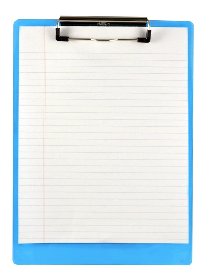 Saunders Recycled Plastic Clipboard, 0.5-Inch Capacity, Holds 8.5 x 12 Inches, Ice Blue (00439), Letter - Image 3