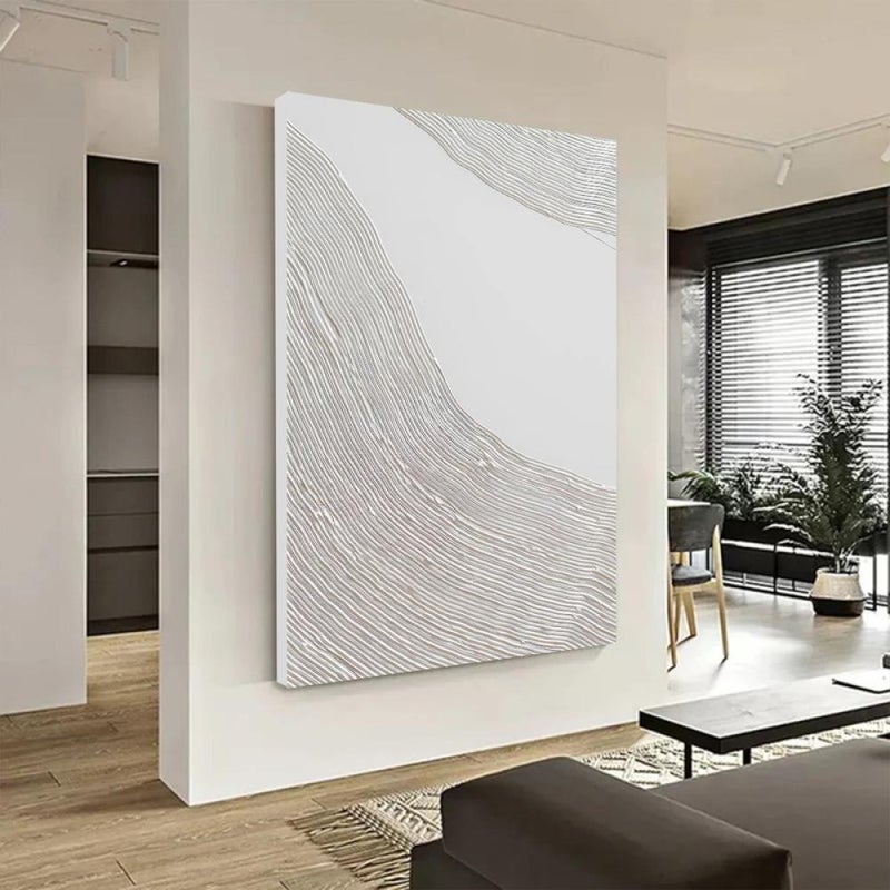 Marktna One piece of printed canvas wall art in the style of a plaster painting with a hollow frame, measuring (50×70). - Image 2