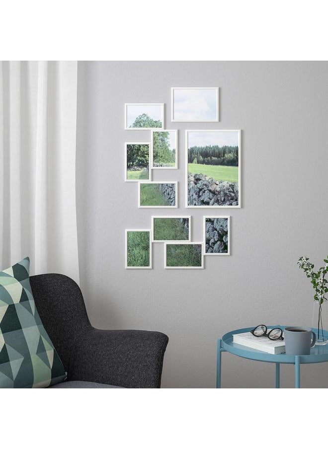 Generic - Collage frame for 4 photos, white, 21x41 cm - Image 1