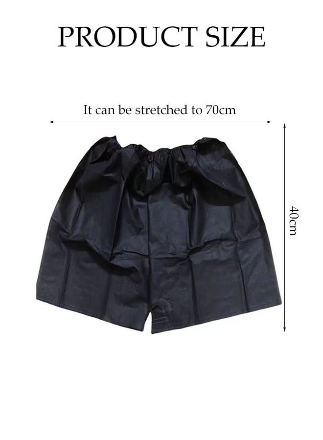 DUNISO 14 Pcs Disposable Men's Shorts,Non Woven Boxer Shorts with Elastic Waistband for Travel,Individually-Wrapped Unisex Shorts Large Underwear for Examination Massage Spray Tan Spa，Elastic Waist, Lightweight Durable Comfortable - Image 5