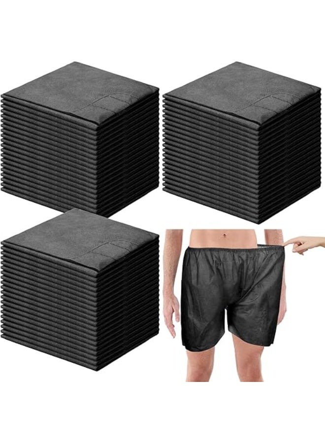 DUNISO 14 Pcs Disposable Men's Shorts,Non Woven Boxer Shorts with Elastic Waistband for Travel,Individually-Wrapped Unisex Shorts Large Underwear for Examination Massage Spray Tan Spa，Elastic Waist, Lightweight Durable Comfortable - Image 1