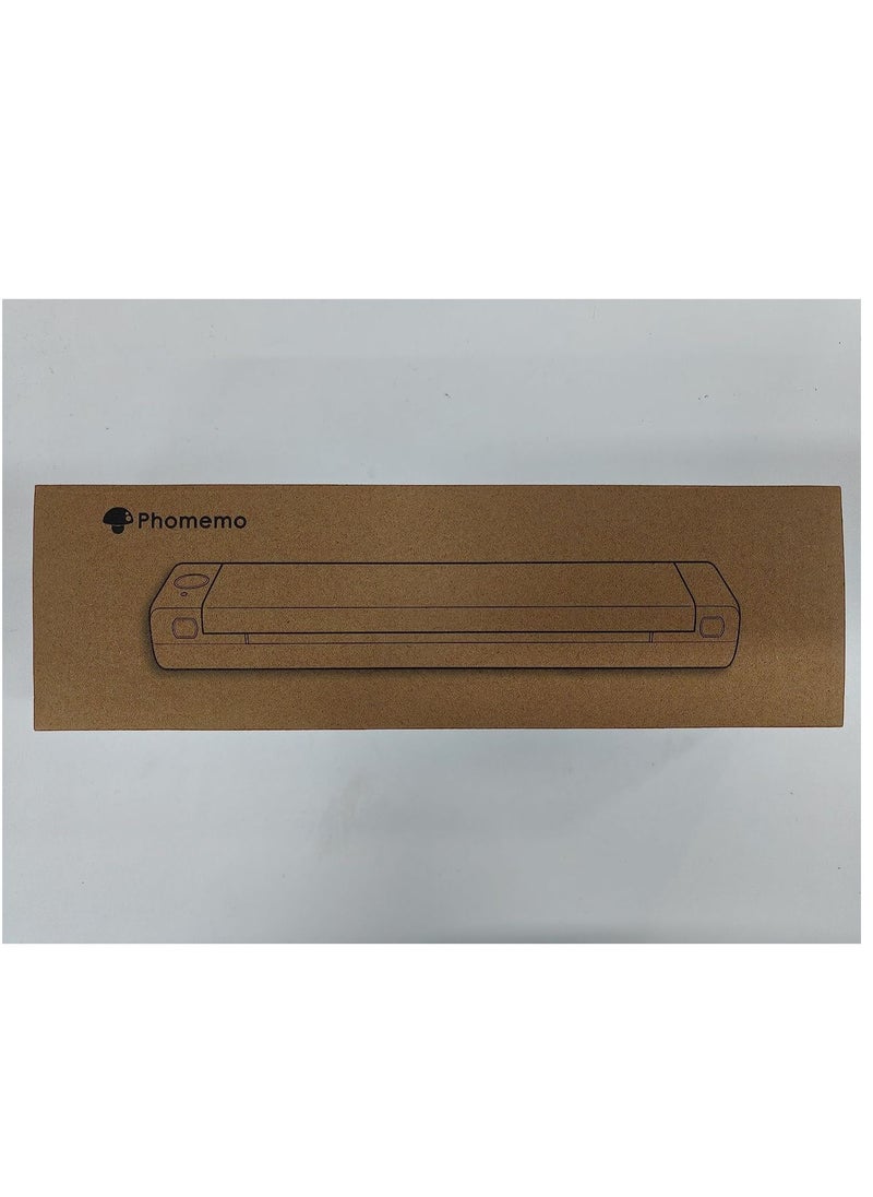 phomemo - M08F Bluetooth Wireless Thermal Printer Green For A4 size Paper Printing Porable Mobile Printer For Home Office Travel School Compatible with Phone and PC - Image 1