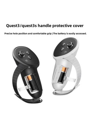 Applicable To Meta Quest 3 Handle Cover Anti-off Hand Strap Finger Tiger Liquid Silicone Anti-slip Does Not Affect Signal-Product Color:Black-Model:quest3 Handle Protective Sleeve - pzsku/Z6F6D7F659C0655C4AC98Z/45/1744955480/3445ff62-015a-4146-88b2-90d430c90371