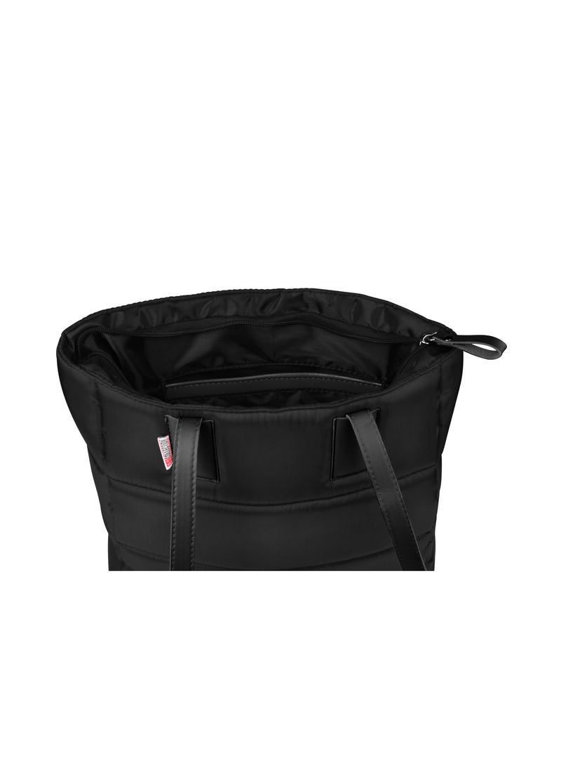 B.S COLLECTION Soft Canvas B.S bag tote bag and shoulder bag for girls - black  - Image 4