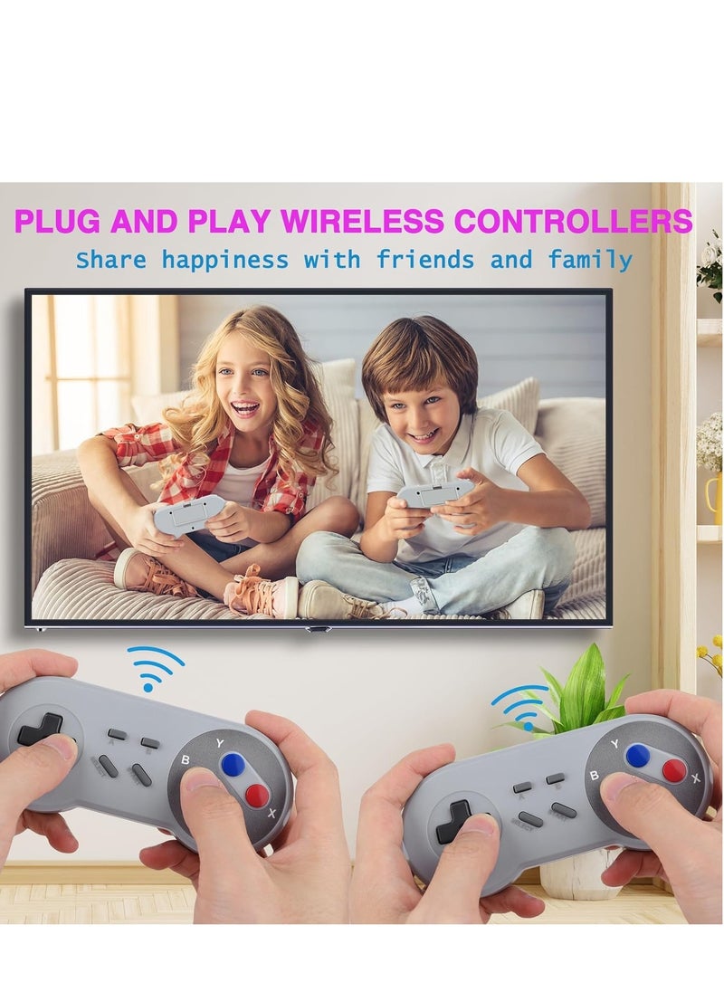Excefore - Classic Retro Mini Game Console, Built-in 500 Games with 2 Controllers, HDMI Port - Children Gift, Happy Childhood Memories - Image 1