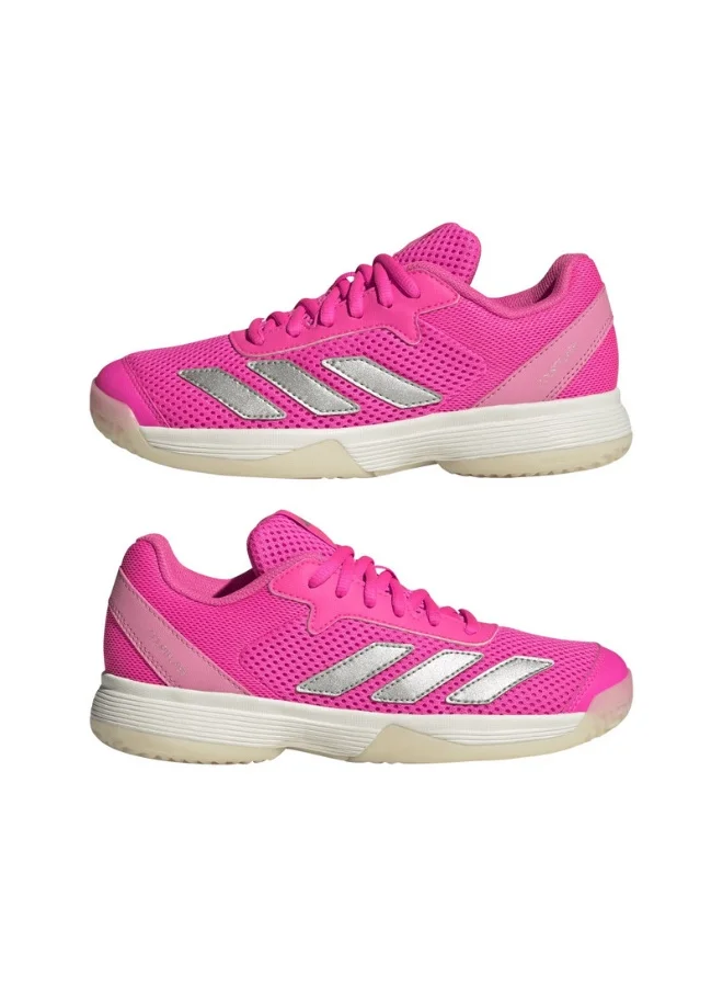 Adidas Adidas Courtflash K U Pink Tennis Shoes For Kids