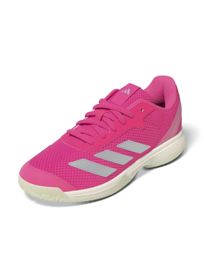 Adidas Adidas Courtflash K U Pink Tennis Shoes For Kids