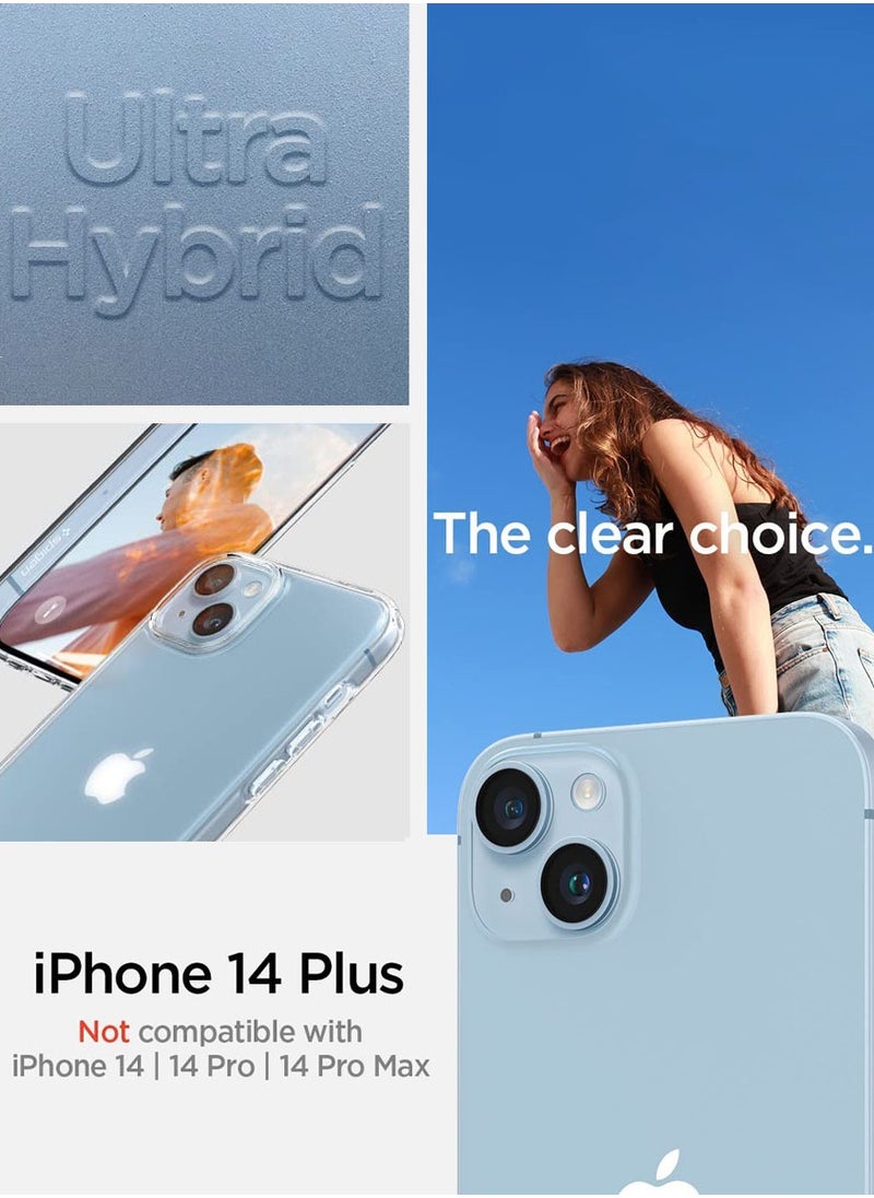 Spigen - Ultra Hybrid iPhone 14 Plus Case Cover - Frost Clear - Image 1