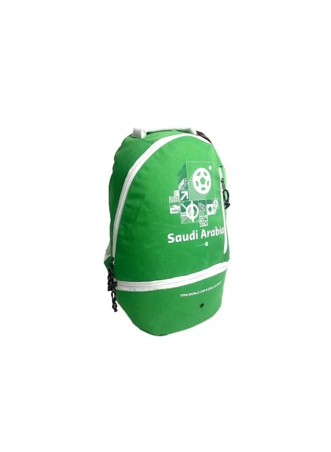 FIFA 2022 Country Sports Backpack with Shoe Compartment - Saudi Arabia - Image 2