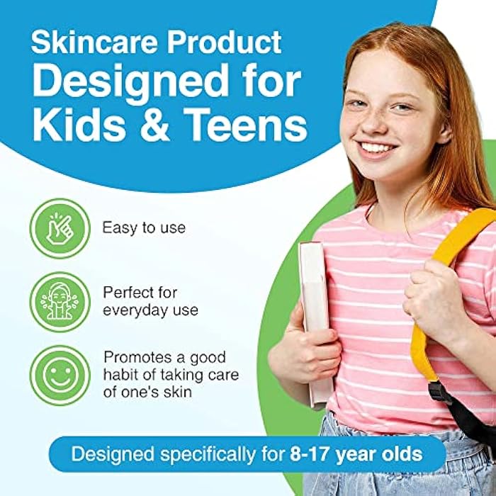 Kidskin - Gentle Skin Moisturizer for Dry Skin and Other Skin Types, Hydrating Face Moisturizer, Vegan Kid and Teen Skin Care, Skincare Products for Face, 2 fl oz. - Image 5