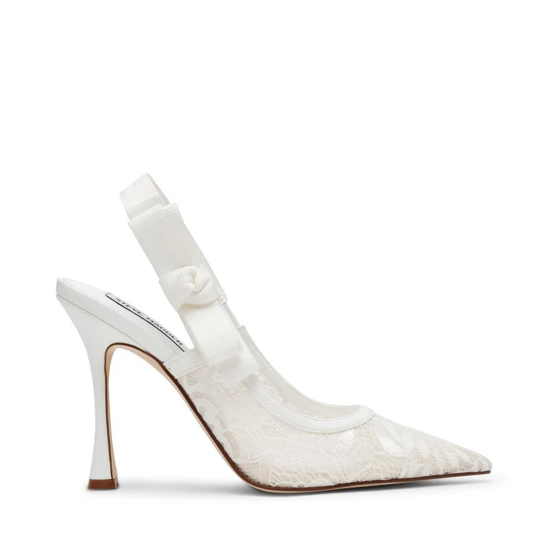 STEVE MADDEN Brylie-L Bow Detail Slingback Pumps