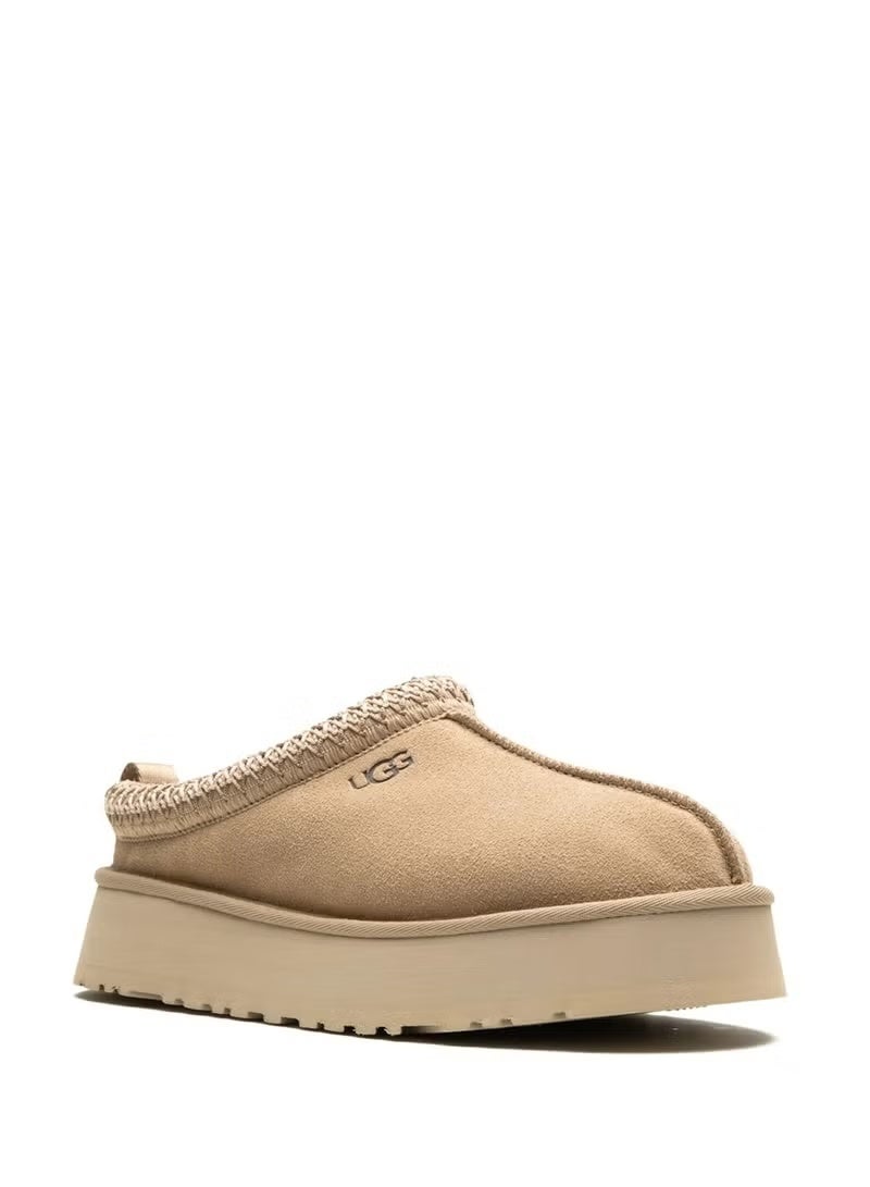 UGG Women’s Tasman Platform Clog – Sand Beige | Cozy Slip-On Platform Slippers - Image 4