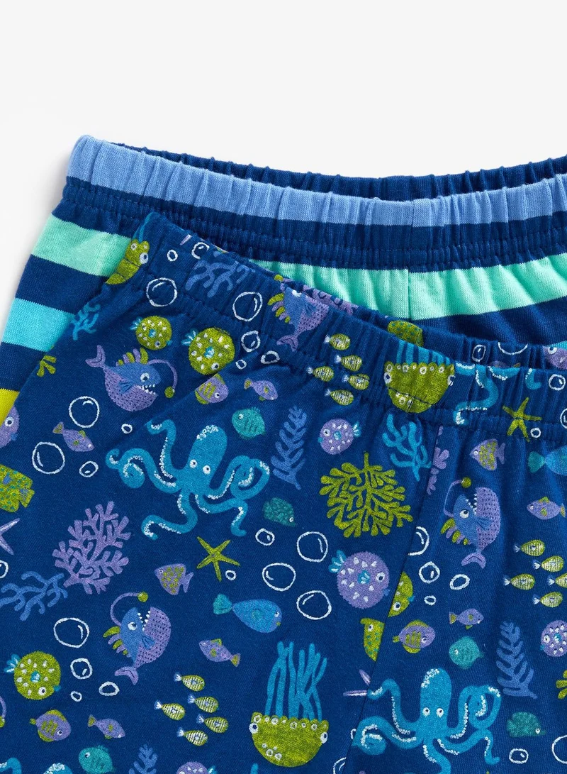 mothercare Kids 2 Pack Assorted Pyjama Set