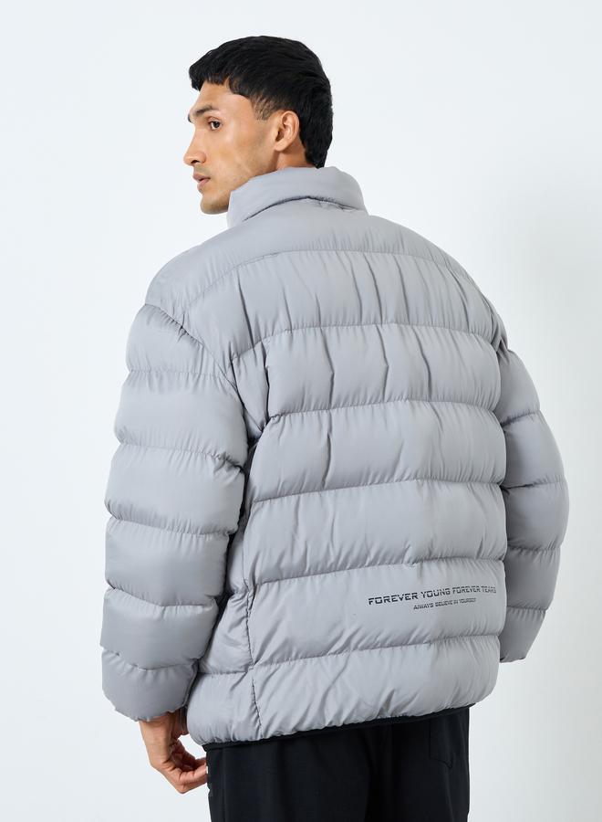 Styli Men Oversized Puffer Jackets - Image 5