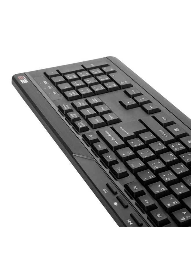 2B - KB443 كومبو لوحة مفاتيح وماوس لاسلكي - Image 1
