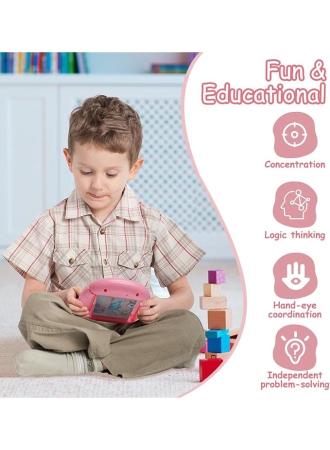 لغز دوار للأطفال 3 4 5 6 7 8 سنوات ، 4 ألغاز في 1 ، سفر الأطفال الصغار ، سيارة ، طائرة ، أنشطة الرحلات البرية ، المهارات الحركية الدقيقة ، تململ ، هدية للأولاد والبنات الذين تتراوح أعمارهم بين 3+ (أ - Image 5