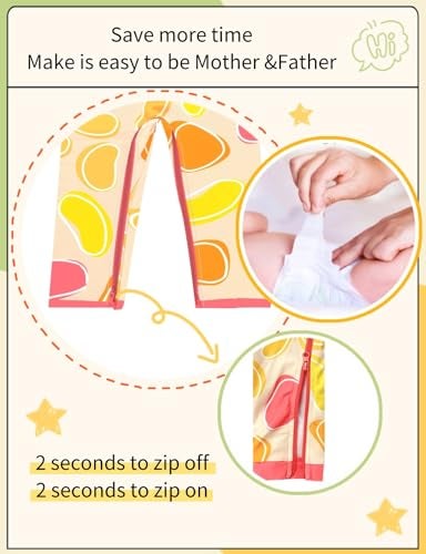 weVSwe Toddler Swimsuit Girl Pink Fruit Toddler Bathing Suit UPF 50+ Rash Guard Girl Swimsuit with Crotch Zipper 18-24 Months - Image 2
