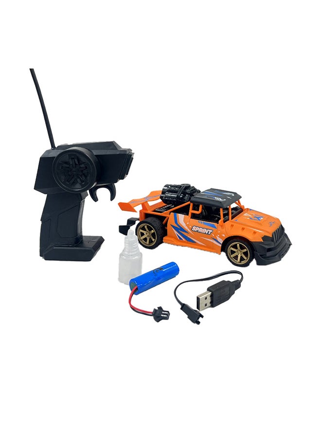 D-Power - 1:18 R/C 4WD 27Mhz Spray Runner Car Remote Control Sand Monster Four Wheel Drive Rock Climber High-Speed – Orange | Ages 6+ up - Image 1