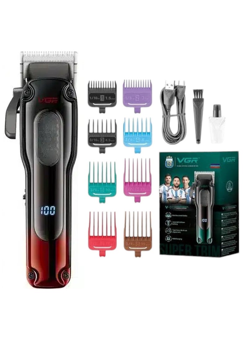 ماكينة الحلاقة الإحترافيه V-013 بثمانية أمشاط تدريج و ذراع تحكم فى الشفرات تعمل حتى 200 دقيقه متواصلين - Image 5